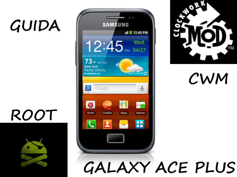 Samsung Galaxy Ace Plus: Permessi di Root e ClockWorkMod Recovery ...